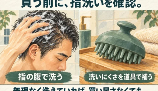 シャンプーブラシは必要？指洗いとの違いと、買う前に試したいこと